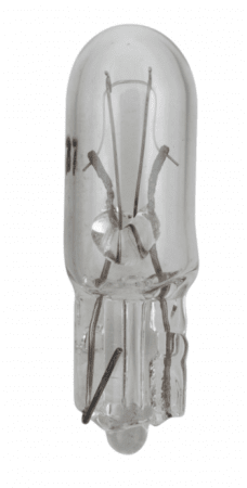 Glödlampa 1,26W, T-1 3/4, W2.1x4.9d, Dia 7/32tum (5,5mm), L20mm
