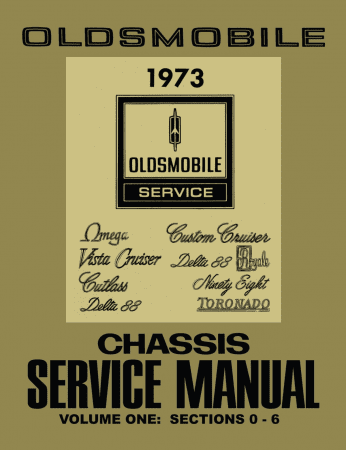 1973 Oldsmobile Chassis Service Manual 