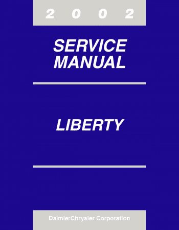2002 Jeep Liberty Service Manual Service och reparationshandbok