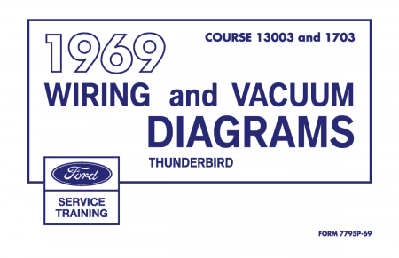 1969 Ford Thunderbird Wiring and Vacuum Diagrams Manual