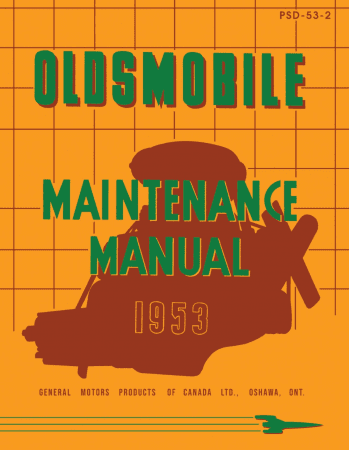 1952 Oldsmobile Shop Manual - CANADIAN