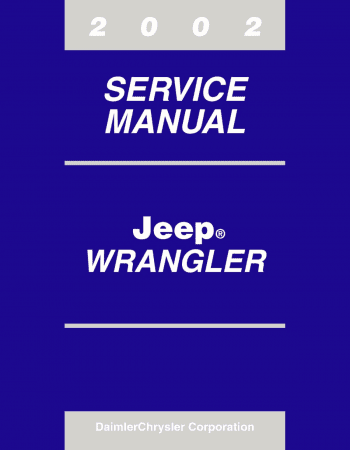 2002 Jeep Wrangler Service Manual Service och reparationshandbok
