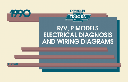 1990 Chevrolet & GMC R/V, P Truck Wiring Diagrams Manual - 11x17 inch COMB Bound