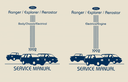 1992 Ford Ranger, Explorer, Aerostar Body Chassis Electrical Service Manual