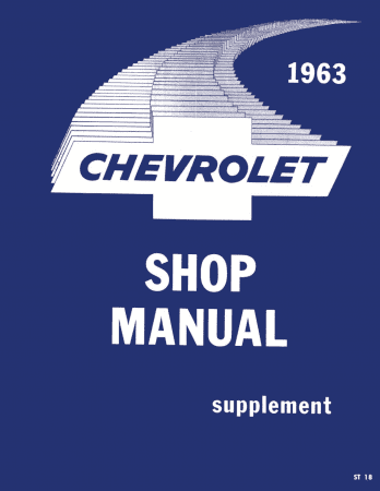 1963 Chevrolet Passenger Car Shop Manual Supplement