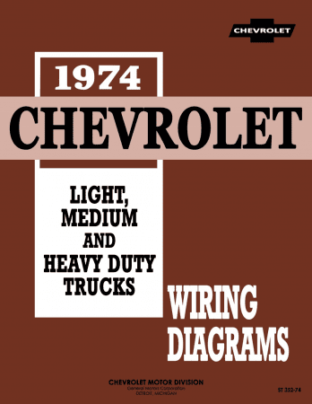 1974 Chevy LD,MD,HD Trucks Wiring Diagrams
