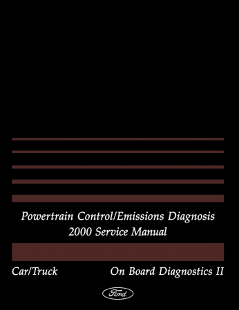 2000 Ford Car & Truck Powertrain Control / Emissions Diagnosis Service Manual - OBD-II