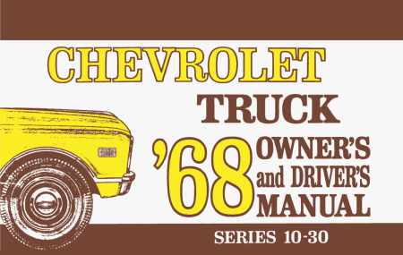 1968 Chevy Truck 10-30 Instruktionsbok