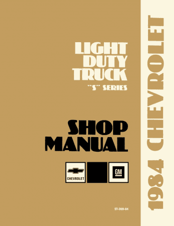 1984 Chevrolet LD Truck (S Series) Shop Manual - Includes 11x26 Wiring Diagrams