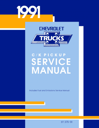 1991 Chevrolet C-K Pickup Truck Service Manual