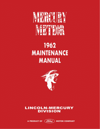 1962 Mercury Meteor Maintenance Manual