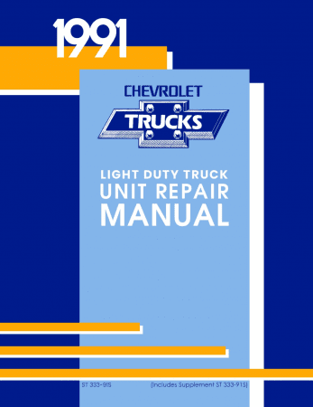 1991 Chevrolet Light Duty Truck Unit Repair Manual