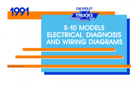 1991 Chevrolet S-10 Truck Electrical Diagnosis & Wiring Diagrams - 11x17 inch COMB Bound