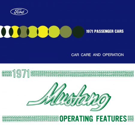 1971 Mustang Owner's Manual