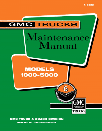 1960 - 1961 GMC 1000-5000 Repair Shop Manual