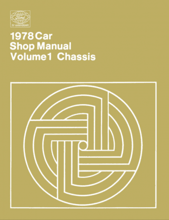 1978 Ford / Lincoln / Mercury Shop Manual