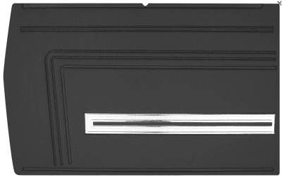 Dörrpanel bak Chevelle Convertible 1966