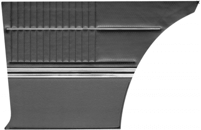 1968-69 Dörrpanel bak STD Holiday Coupe