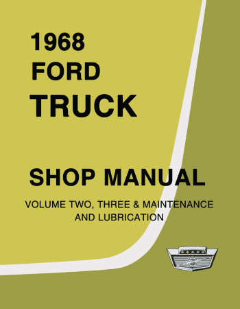 1968 Ford Truck Shop Manual