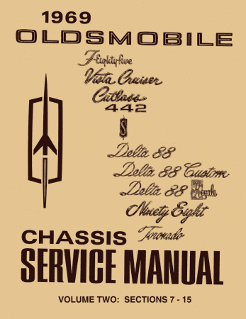 1969 Oldsmobile Chassis Service Manual 