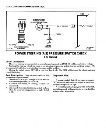 1987 GMC Light Duty Truck Fuel, Driveability and Emissions Manual