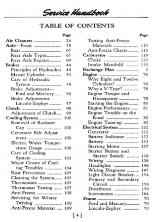 1932-1941 Ford & Mercury Shop Manual