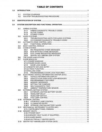 2000 Jeep Grand Cherokee Body Diagnostic Procedures Manual Service och reparationshandbok