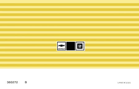 1976 Chevrolet Camaro Owner's Manual
