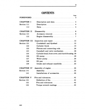 1941 - 1947 Ford G Series 6-Cylinder Engine Repair Manual