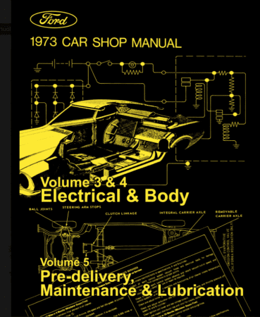 1973 Ford / Lincoln / Mercury Shop Manual