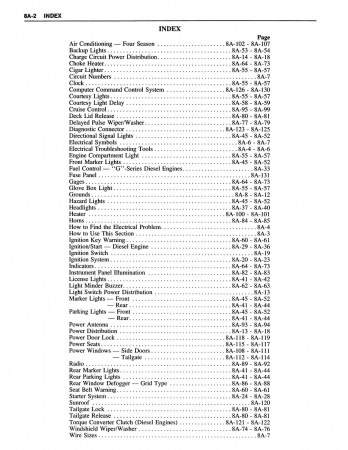 1982 GMC Caballero Electrical Troubleshooting Service Manual Supplement