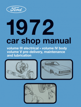 1972 Ford Car Shop Manual