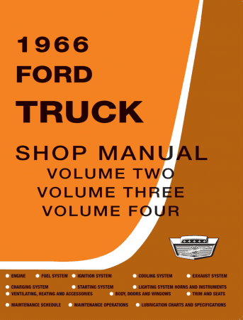 1966 Ford Truck Shop Manuals