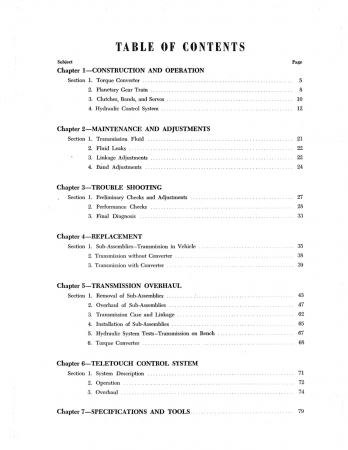 1958 Edsel Transmission Manual