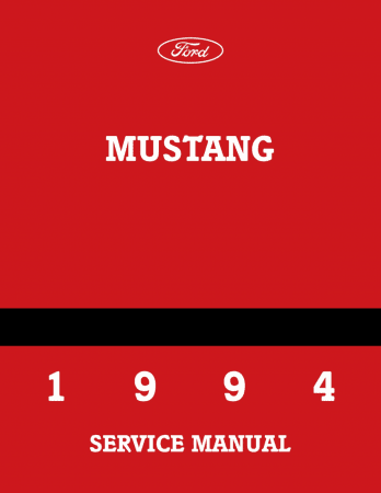 1991 Ford Mustang Car Shop Manual