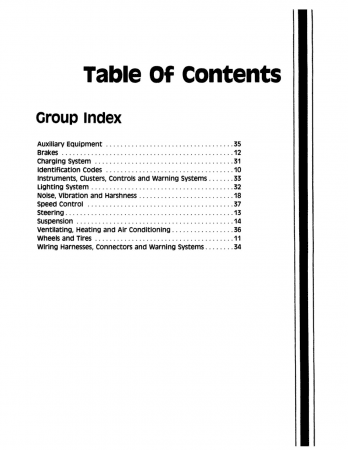 1986 Mustang, LTD, Thunderbird, Continental, Mark VII, Cougar Shop Manual Set