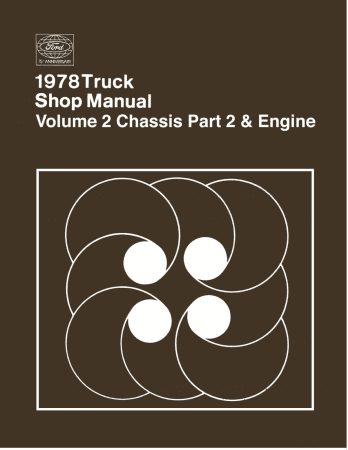 1978 Ford Truck Shop Manual