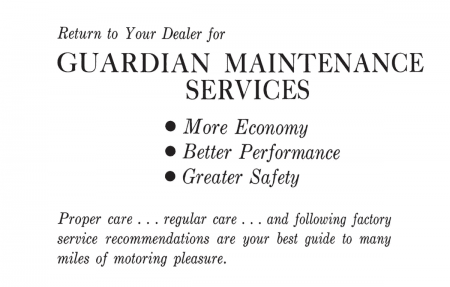 1964 Pontiac GTO, Tempest, & LeMans Owner's Manual Instruktionsbok i färg
