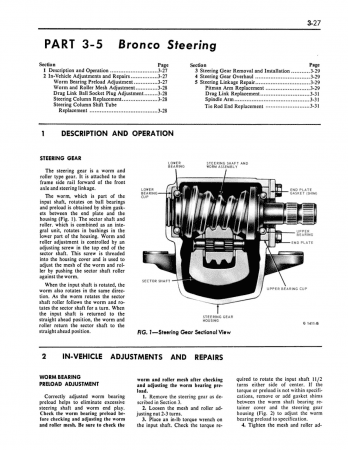 1968 Bronco 1969 Econoline Shop Manual