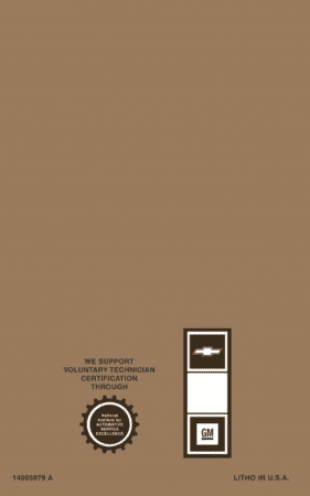 1984 Chevrolet Camaro Owner's Manual