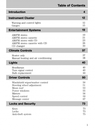 2004 Ford F-250/350/450/550 Super Duty F-Series Owner's Guide