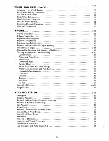 1952 Lincoln Chassis Shop Manual