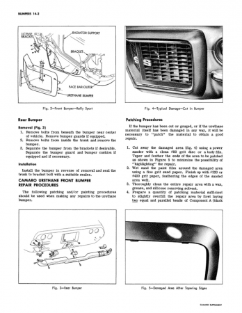 1970 Camaro Chassis Service and Overhaul Manual Supplement