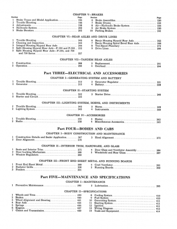 1954-1955 Ford Truck Shop Manual