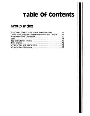 1987 Ford Mustang, Thunderbird, Continental, Mark VII, Cougar Shop Manual Set