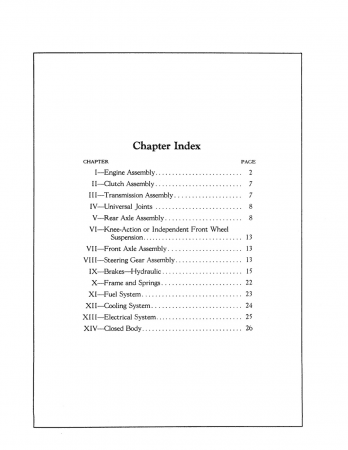 1935-1936 Chevrolet Truck and Car Shop Manual