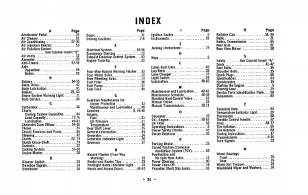 1970 Chevy Truck 10-30 Instruktionsbok