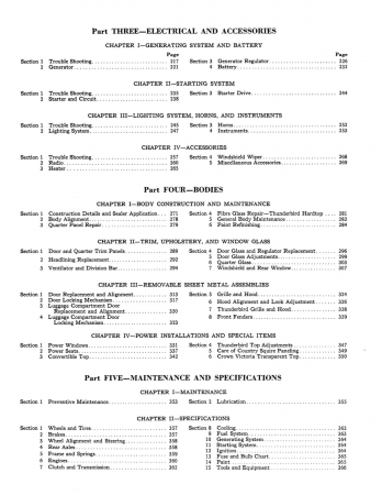 1956 Ford Car Shop Manual