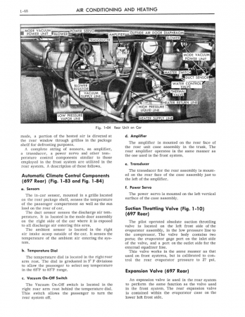 1970 Cadillac Shop Manual