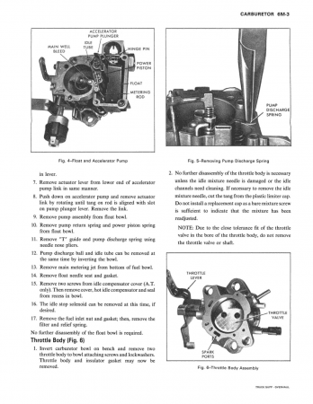 1976 GMC Truck Service & Overhaul Manual Supplement to 1974 GMC Truck Service Manual